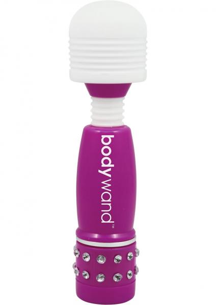 Bodywand Neon Mini Wand Vibrator - Neon Purple